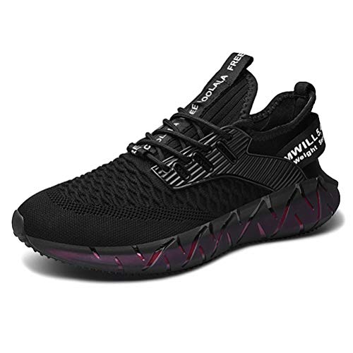 FUSHITON Zapatos Moda Hombres Zapatillas Casuales Deportes Calzado Correr Caminar Transpirable Cómodo Antideslizante Ligero