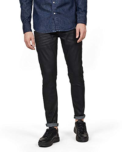 G-STAR RAW Men's Revend Super Slim Jeans, Blue (3D Dark Aged 7101-2967), 31W / 26L