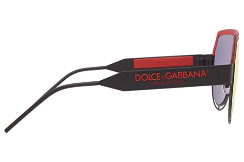 Gafas de Sol Dolce & Gabbana LOGO DG 2231 Matte Black/Red 59/5/140 hombre