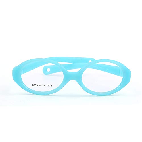 Gafas ópticas para bebés y niños de tamaño 41/15 con correa sin tornillos, gafas de una sola pieza para niños agua