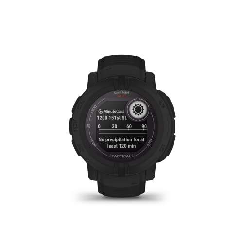 Garmin Instinct 2 Solar Tactical Edition - Resistente reloj inteligente con GPS, Negro