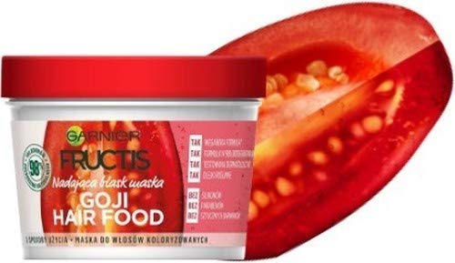 Garnier Fructis Goji Hair Food - Mascarilla para cabello teñido (390 ml)