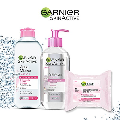 Garnier Skin Active Toallitas Micelares Desmaquillantes - 25 toallitas