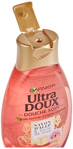 Garnier Ultra Doux Douche Soin Hydratante et Revitalisante Savon d'Alep & Huile de Rose 250 ml