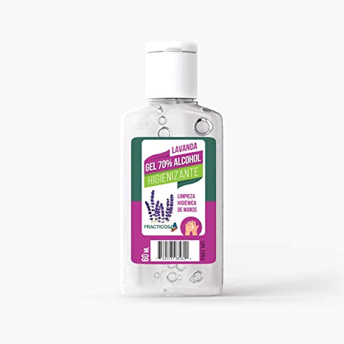 Gel Hidroalcohólico 60ML 70% Alcohol (Lavanda) [1 Unidad] Fabricado en España