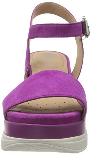 Geox D Gardenia C, Sandalias con Plataforma Mujer, Rosa (Cyclamen C8335), 37 EU