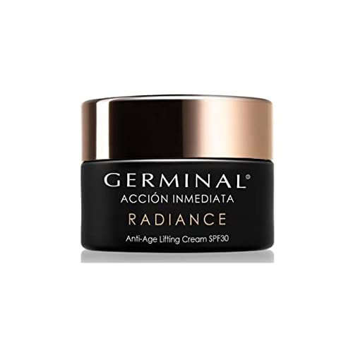 GERMINAL Radiance - Sérum Facial Efecto Flash, Lifting Inmediato, con Proteínas de Maíz y Extractos de Ginseng, Acción Inmediata, SPF30, 50ml