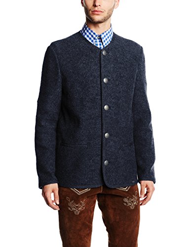 Giesswein Jack, Chaqueta Tradicional para Hombre, Azul (Nachtblau 514), 48