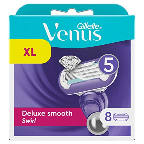 Gillette Venus Deluxe Smooth Swirl - Cuchillas de afeitar (8 unidades, 65 g)