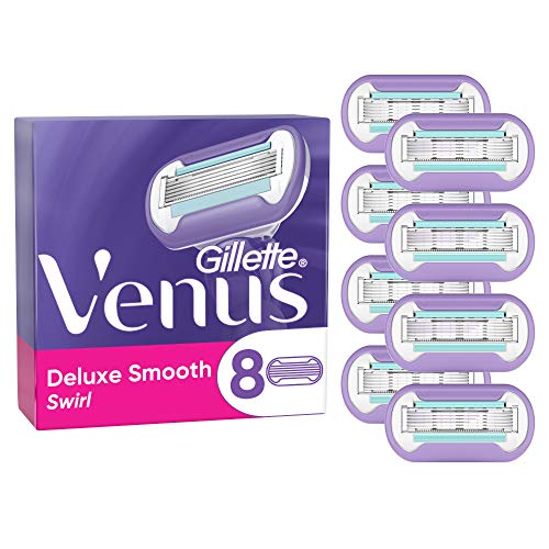 Gillette Venus Deluxe Smooth Swirl - Cuchillas de afeitar (8 unidades, 65 g)