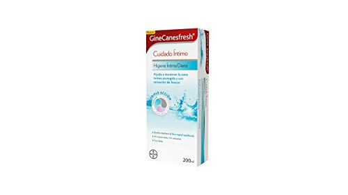 GineCanesfresh Cuidado Íntimo Gel Higiene Íntima Diaria con Extracto de Flor de Loto, Glicina y Ácido Láctico, Ayuda a Proteger la Zona Íntima y su pH, 200 ml