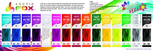 Girls Night, semi-permanentes tinte para el cabello en colores pastel de lavanda púrpura - 118 ml - Fox ártico
