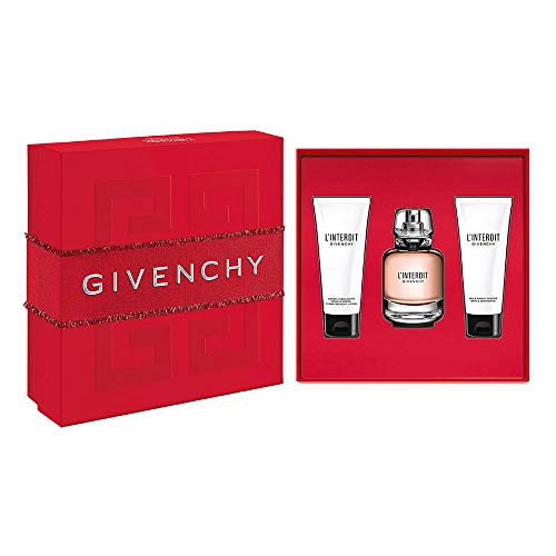 Givenchy l'interdit eau parfum 80ml + crema corporal 75ml + gel ducha 75ml