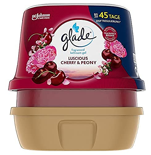 GLADE GEL AMBIENT.BAÑO PEONIA Y CEREZA