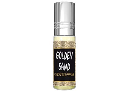Golden Sand Al Rehab Perfume 6 ml de aceite (sin alcohol, de alta calidad, oriental, árabe, oud, misk, almizcle, perfume natural, ámbar, madera de águila, esencial, attar scent)