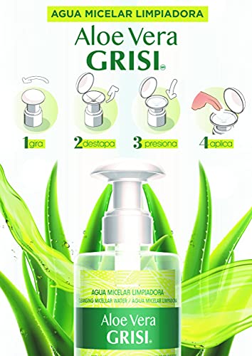 Grisi Agua Micelar Limpiadora Aloe Vera & Hammamelis 400 ml.