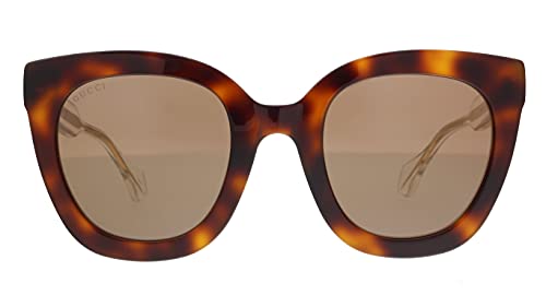 Gucci Gafas de sol GG0564S 002 Gafas de sol mujer color Marrón Habana tamaño de lente 51 mm