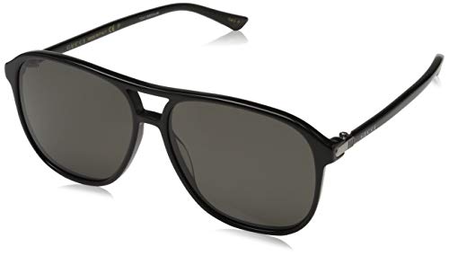 GUCCI GG0016S-006 Gafas de sol, Negro, 58 para Hombre