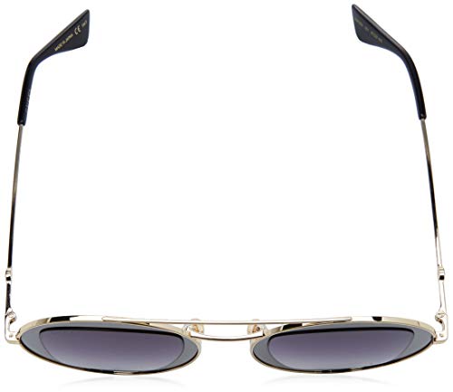 GUCCI GG0105S-001 Gafas de sol, Dorado/Negro, 47 para Mujer