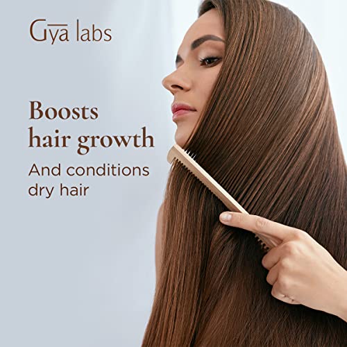 Gya Labs Aceite portador de argán orgánico para piel seca y cabello fino (100ml) - Grado terapéutico puro - Perfecto para la piel húmeda y el crecimiento del cabello - Uso en la piel y el cabello