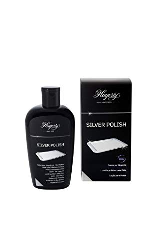 Hagerty Silver Polish 250 ml I Pulido eficaz limpia plata y metales plateados I Pasta de pulir y abrillantar elementos decorativos vajilla antigüedades o instrumentos musicales con efecto inmediato