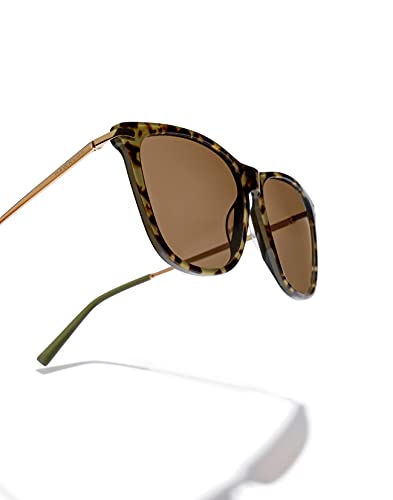 HAWKERS · Gafas de sol ONE CROSSWALK para hombre y mujer · HAVANA GREEN OLIVE