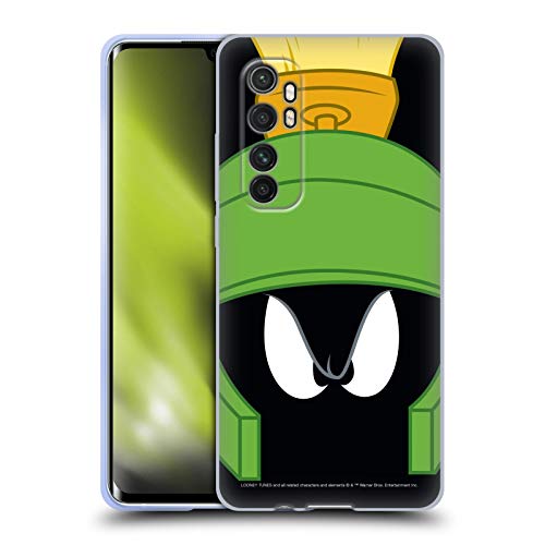 Head Case Designs Licenciado Oficialmente Looney Tunes Marvin El Marciano Cara Completa Carcasa de Gel de Silicona Compatible con Xiaomi Mi Note 10 Lite