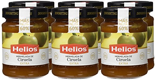 Helios Mermelada Extra Ciruela - 340 gr - , Pack de 6