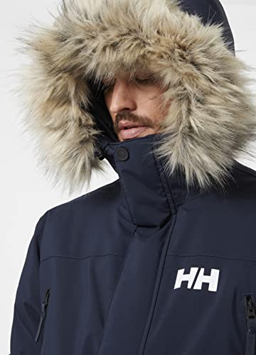 Helly Hansen Men's Reine Parka Jacket, Navy, M