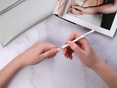 Herome - Lápiz Blanco para Uñas | Resultado Manicura Francesa Perfecta, Lineador para Borde French Manicure, Fácil Aplicación