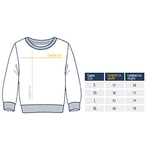 High School Musical - Together - Sudadera Mujer - 50% Algodón (L, Blanco)