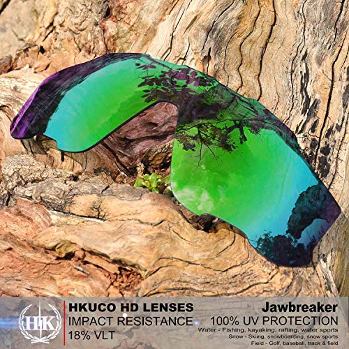 HKUCO Plus Mens Replacement Lenses For Oakley Jawbreaker - 1 pair