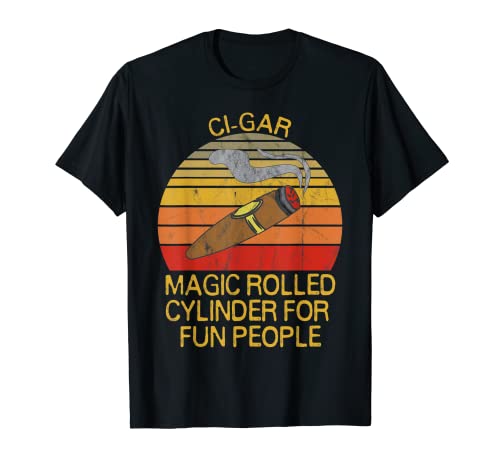 Hombre Divertido Puro Definición Regalos Cigarro Magic Cylinder Fun People Camiseta