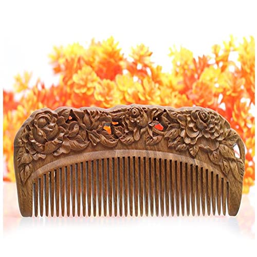 Hong Yi Fei-Shop Peine Peine De Peine De Pelo Retro Peine De Masaje De Dientes Peines de Corte de Pelo Resistentes al Calor (Color : A)