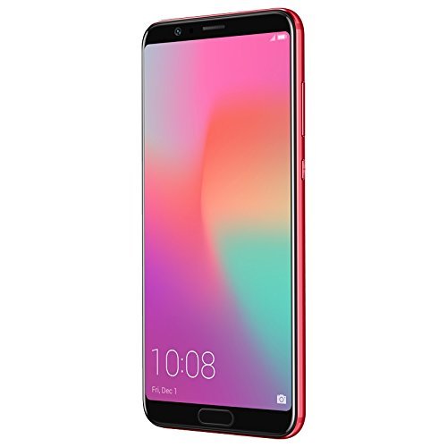 Honor View 10 - Smartphone de 5.99" (4 G, 6 GB de RAM, 128 GB de ROM, EMUI 8, compatible con Android, Full HD 2160 x 1080p, cámara 16MP +20 MP y frontal de 13 MP), Rojo (Red)