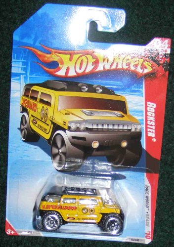 HOT WHEELS 2010 RACE WORLD BEACH 04 DE 04 AMARILLO SALVAVidas HUMMER ROCKSTER