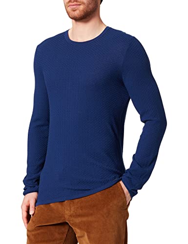 HUGO Senor suéter, Azul (Navy 419), Small para Hombre