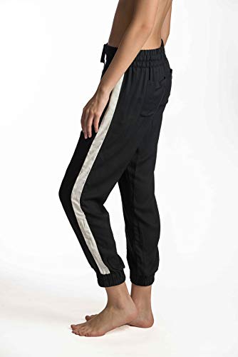 Hurley W Tuxedo Beach Jogger Pantalón De Chandal, Mujer, Black, S