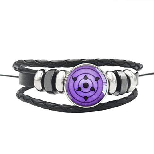 I3C Anime Pulsera con Diseño de Sharingan Accesorios de Cosplay para Hombres Mujeres Fan del Anime