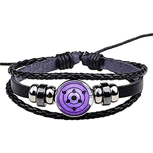 I3C Anime Pulsera con Diseño de Sharingan Accesorios de Cosplay para Hombres Mujeres Fan del Anime