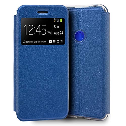 iGlobalmarket Xiaomi Redmi Note 7 / Note 7 Pro, Funda con Tapa, Apertura Lateral Tipo Libro, Cuero PU, Color Azul