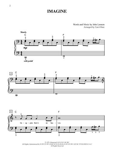 Imagine: Big Note Piano, Sheet (Original Sheet Music Edition)