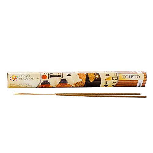 Incienso Egipto - Pack 6 Sticks con 120 Varillas | La casa de los Aromas (120 Varillas - Pack 6 Sticks, Egipto)