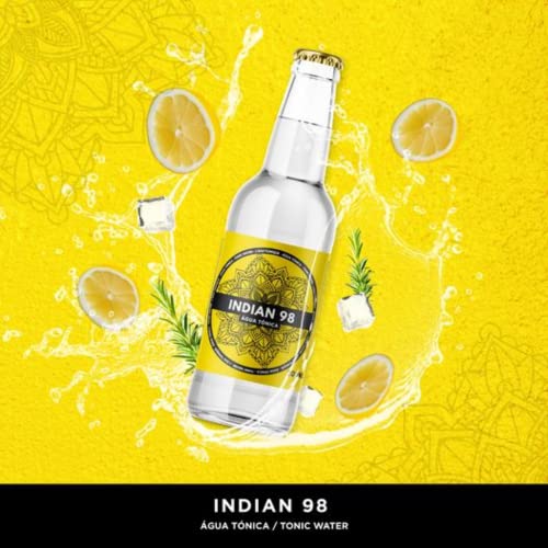 INDIAN 98 Tónica Caja 4 X 200ml es más que una tónica, de sabor suave y sutil aroma cítrico natural, tiene un toque único, guardando el secreto de su originalidad