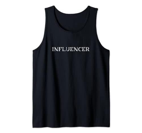 Influencer - Internet Social Media Life Influencer Hombres Mujeres Camiseta sin Mangas