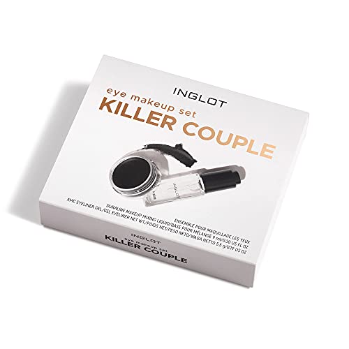 INGLOT COSMETICS AMC Delineador de ojos Gel Negro 77 + INGLOT COSMETICS Duraline Set