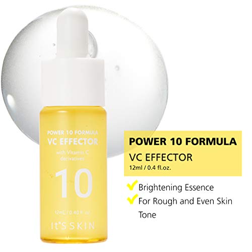 It'S SKIN Power 10 Formula VC Starter Trial Kit (Espuma limpiadora 1.18 oz. + Toner 1.75 oz. + Suero Effector 0.4 oz. + Crema 1.18 oz.)