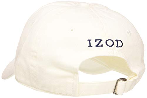 Izod Basic Logo Cap Gorra de béisbol, Blanco (Vanilla Ice 162), Talla Única (Talla del Fabricante: OS) para Hombre