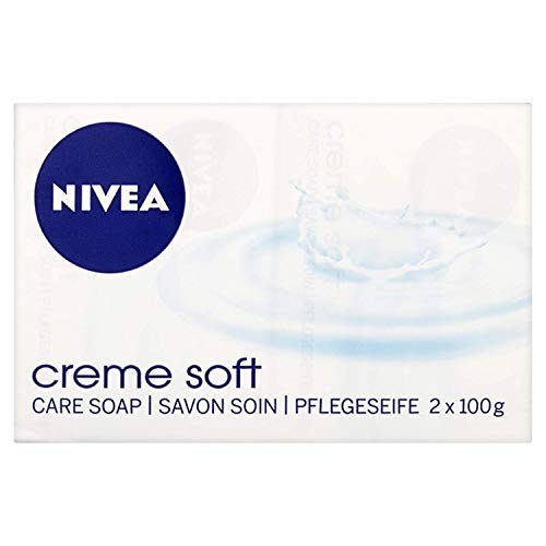 Jabón Nivea Creme, de crema suave, 100 g, 1 paquete de 2 unidades