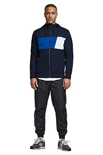 Jack & Jones Hombres Sudaderas Logo (Navy Blazer XXL)